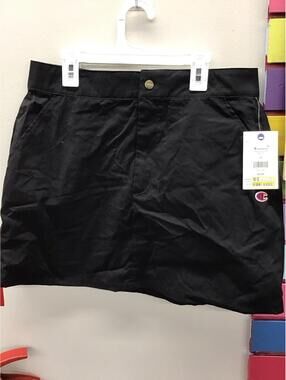 Champion women’s falda mini skirt size 10 black campus new target